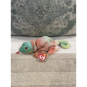 TY Beanie Babies "Rainbow" The Chameleon